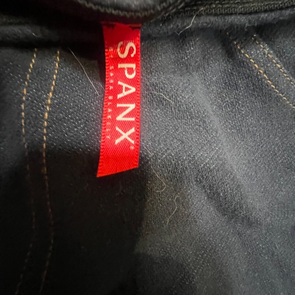 Spanx Jean-is Leggings, Size Medium, Dark Indigo - Picture 5 of 11